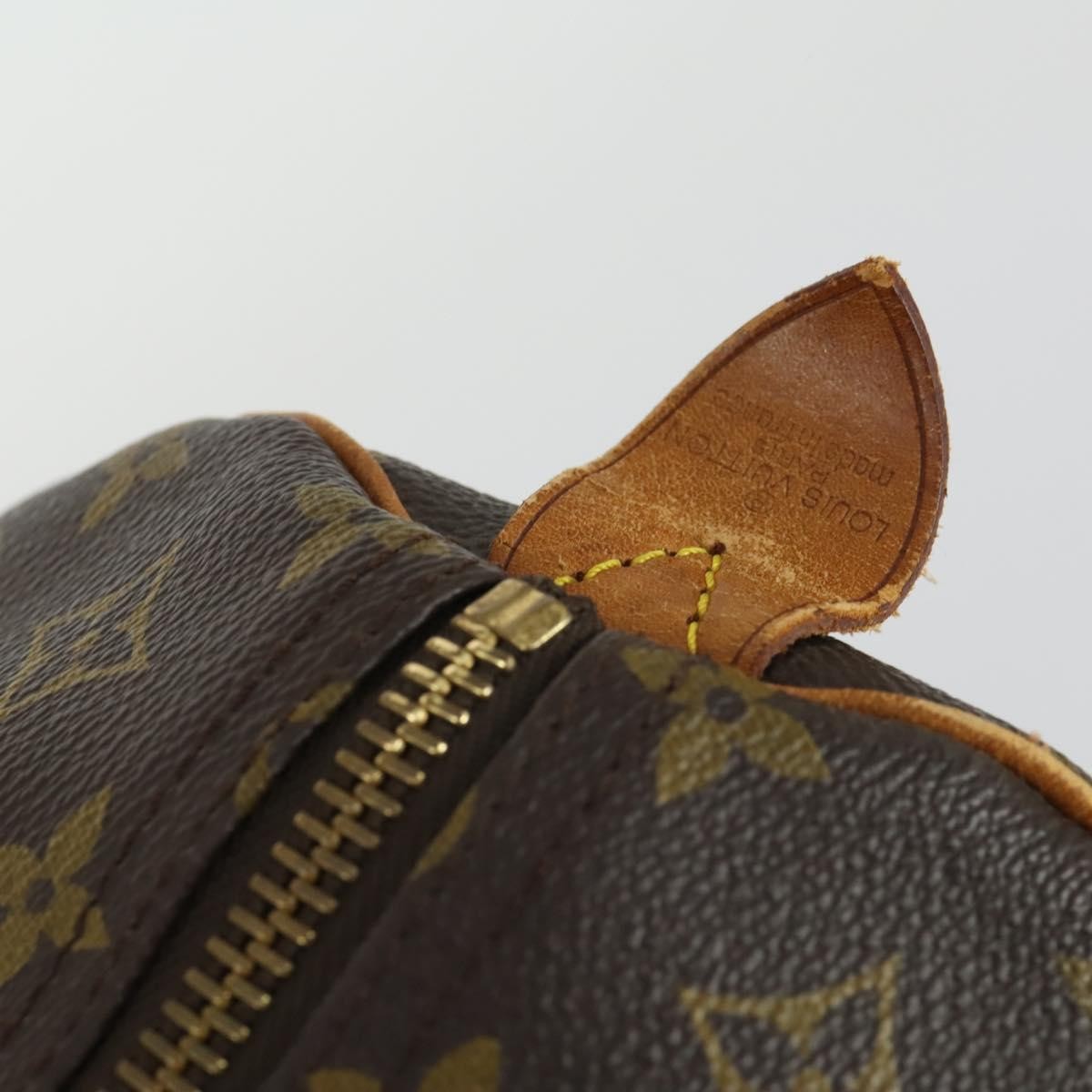 Louis Vuitton Keepall Bag Monogram Canvas, BROWN, CANVAS, Travel bag