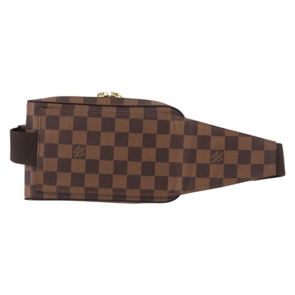 Louis Vuitton Geronimos Waist Bag Damier, BROWN, CANVAS, Shoulder bag