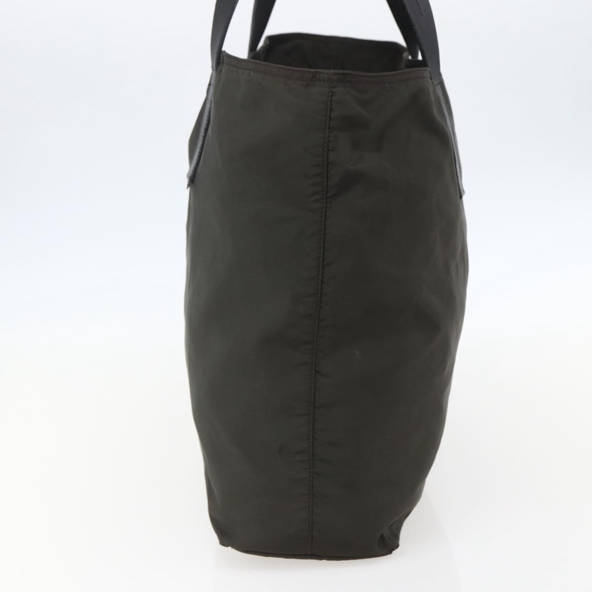 Prada Zip Tote Tessuto, KHAKI, NYLON, Tote bag