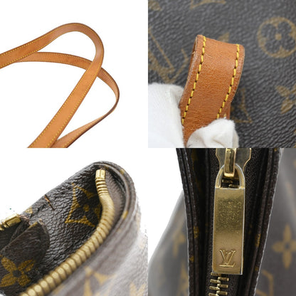 Louis Vuitton Cabas Mezzo Monogram Canvas, BROWN, CANVAS, Tote bag