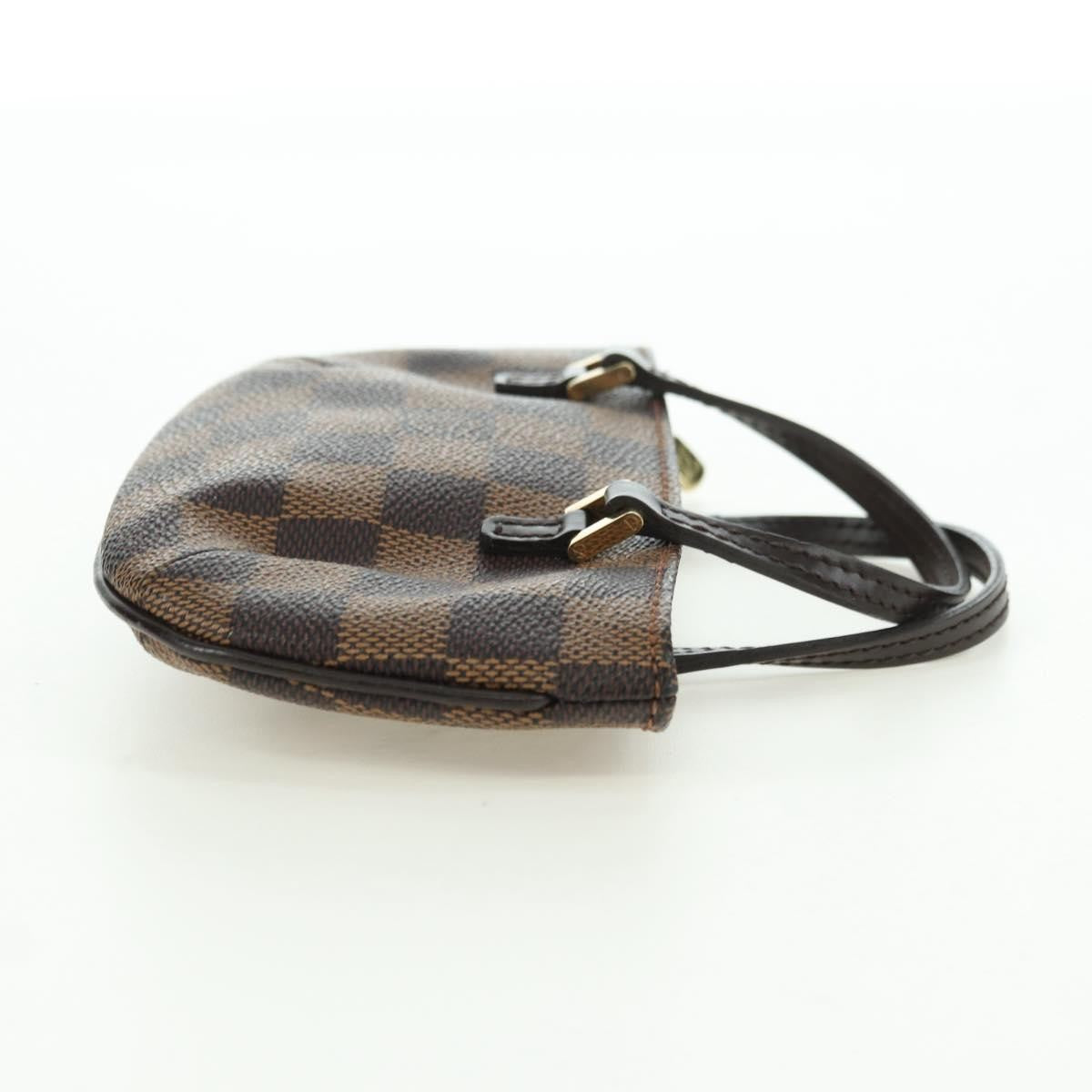 Louis Vuitton Manosque Pochette Damier, Brown, Canvas, Clutch