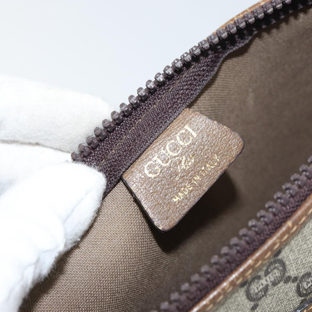 Gucci Zip Pouch GG Canvas, BEIGE, CANVAS, Clutche & pouche