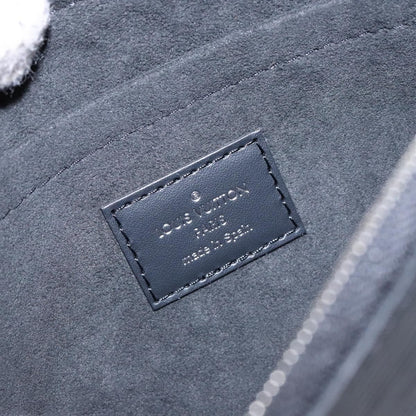 Louis Vuitton Neverfull Pochette Epi Leather, BLACK, LEATHER, Tote bag