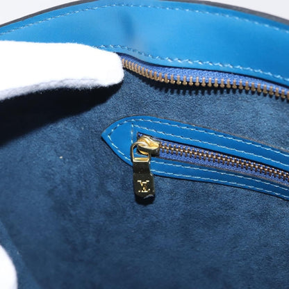 Louis Vuitton Saint Jacques Handbag Epi Leather, BLUE, LEATHER, Shoulder bag