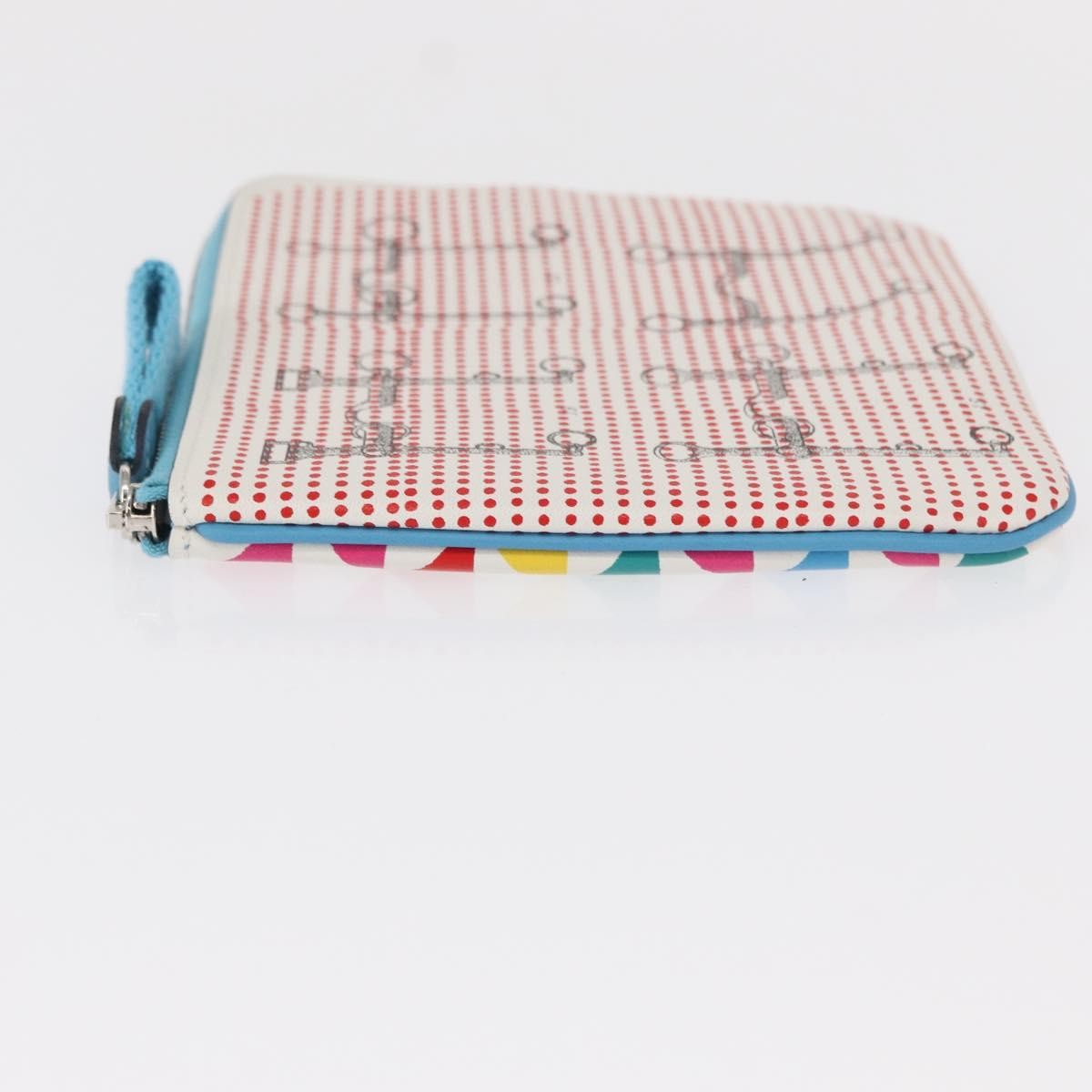 Hermes Carre Pocket Pouch Printed Swift, MULTICOLOUR, LEATHER, Clutche & pouche