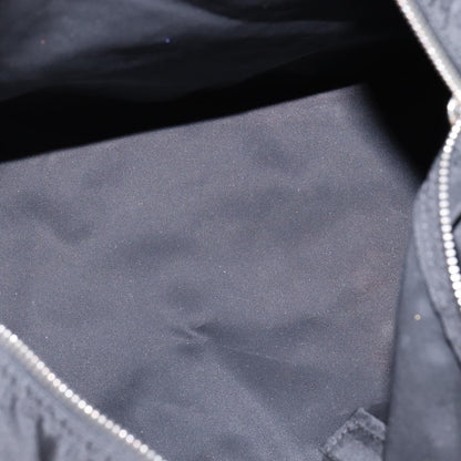 Prada Side Pocket Convertible Duffle Bag Tessuto, BLACK, NYLON, Travel bag