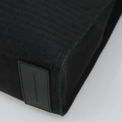 Christian Dior Vintage Tote Canvas, BLACK, CANVAS, Tote bag