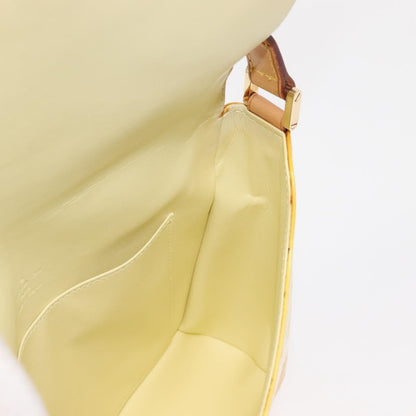 Louis Vuitton Thompson Street Handbag Monogram Vernis, YELLOW, PATENT_LEATHER, Shoulder bag