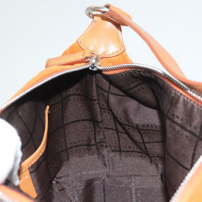 Celine C Macadam Handbag Suede, ORANGE, SUEDE, Handbag