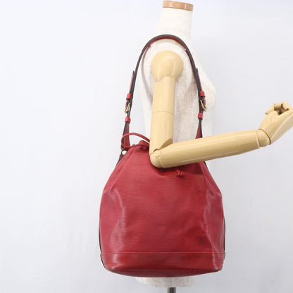 Louis Vuitton Petit Noe NM Handbag Epi Leather, RED, LEATHER, Shoulder bag