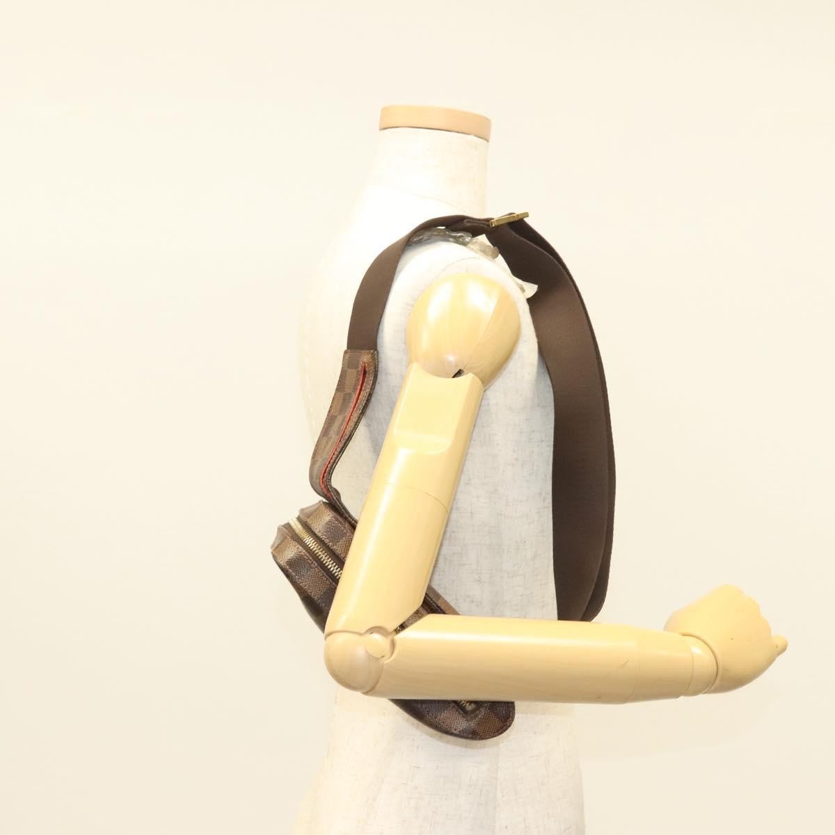 Louis Vuitton Geronimos Waist Bag Damier, BROWN, CANVAS, Shoulder bag