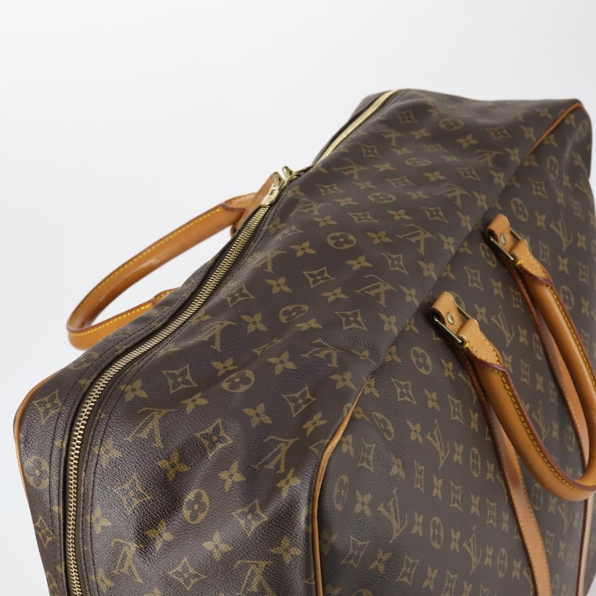 Louis Vuitton Sirius Handbag Monogram Canvas, BROWN, CANVAS, Travel bag