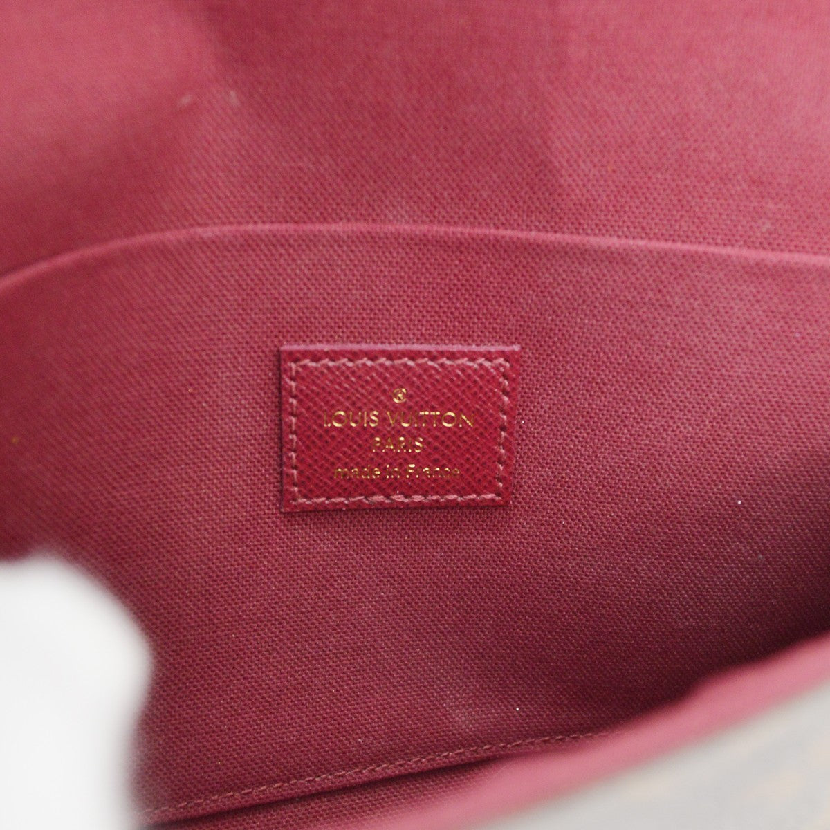 Louis Vuitton Felicie Pochette Monogram Canvas, BROWN, CANVAS, Clutche & pouche