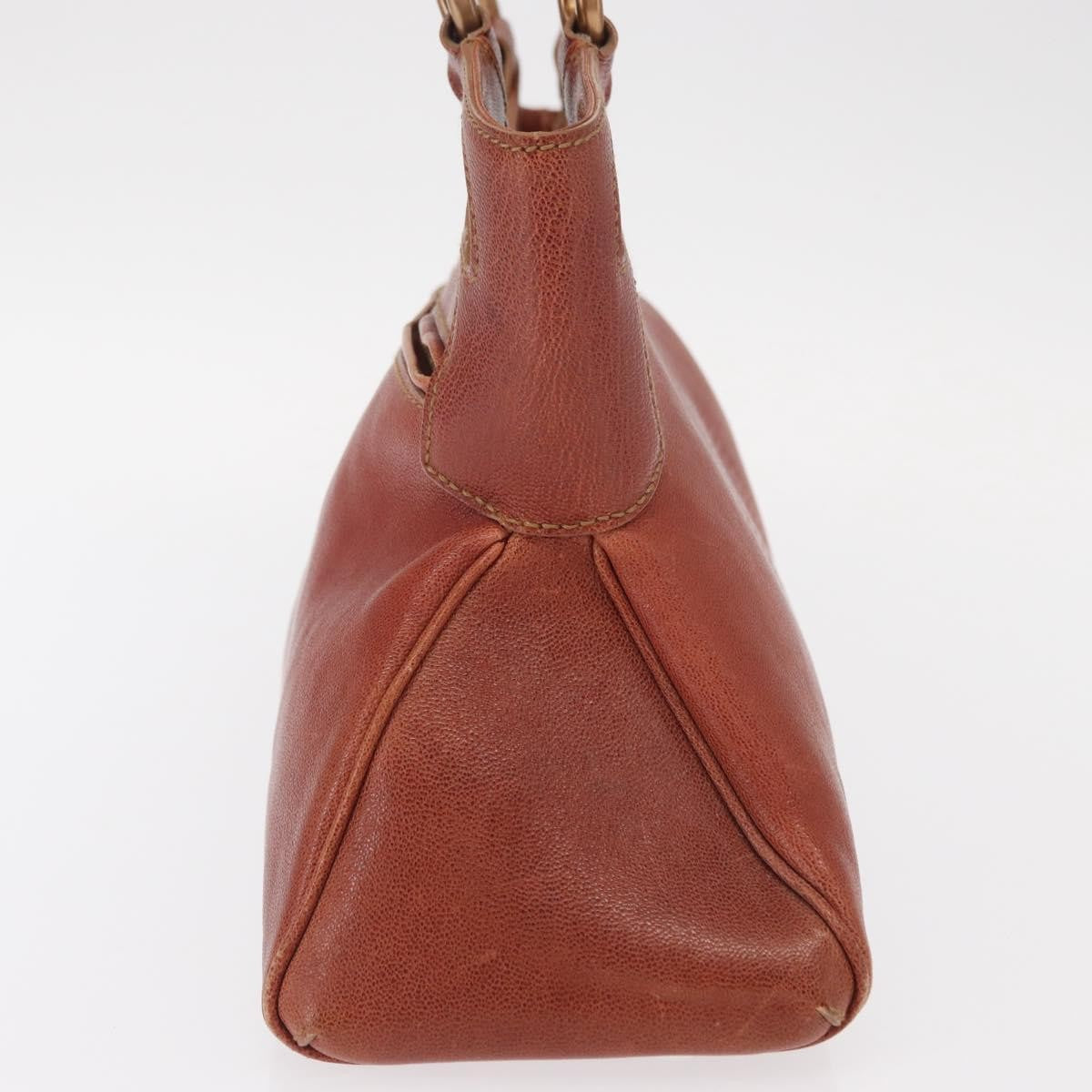 cartier Marcello Handbag Leather, BROWN, LEATHER, Handbag
