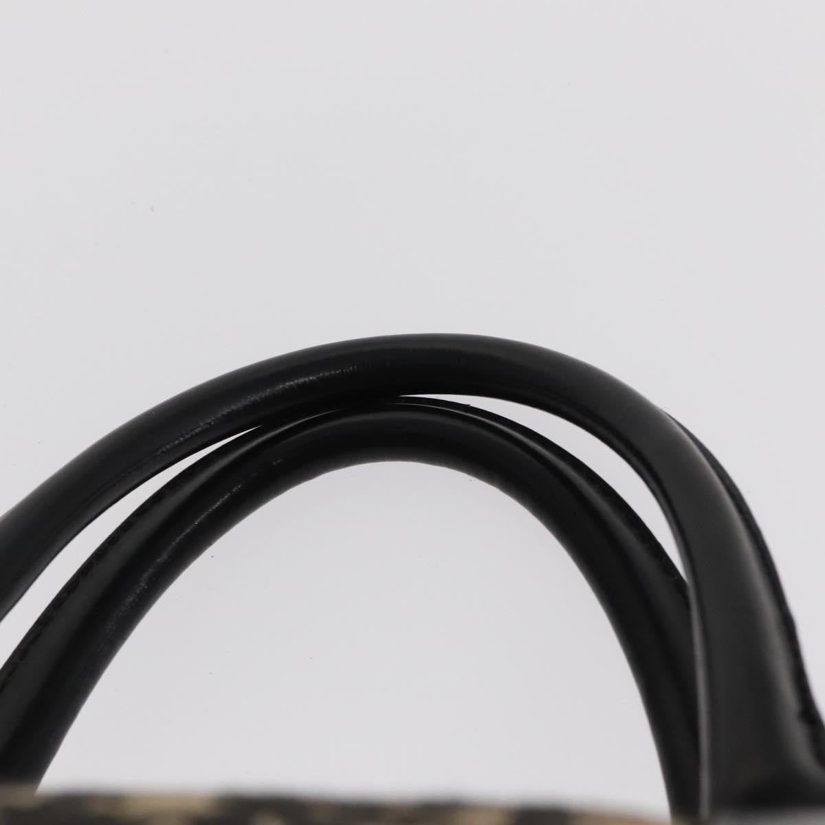 Christian Dior Vintage Trotter Boston Bag Canvas, BLACK, CANVAS, Travel bag