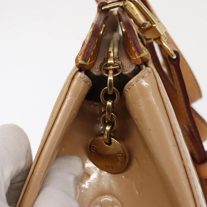 Louis Vuitton Brea Handbag Monogram Vernis, BEIGE, PATENT_LEATHER, Handbag