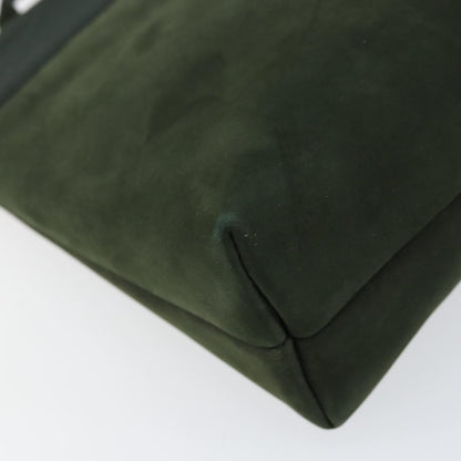 Salvatore Ferragamo Vala Shoulder Bag Suede, KHAKI, SUEDE, Shoulder bag