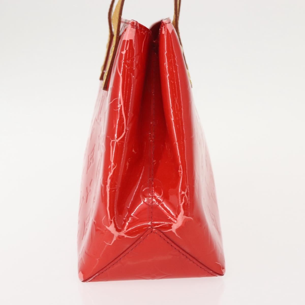 Louis Vuitton Reade Handbag Monogram Vernis, RED, PATENT_LEATHER, Handbag