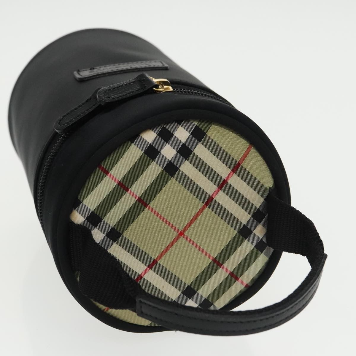 Burberry Vanity pouch Nylon, BLACK, NYLON, Clutche & pouche