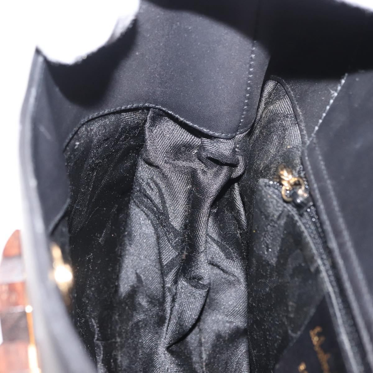 Salvatore Ferragamo Shoulder Bag Leather, BLACK, LEATHER, Shoulder bag