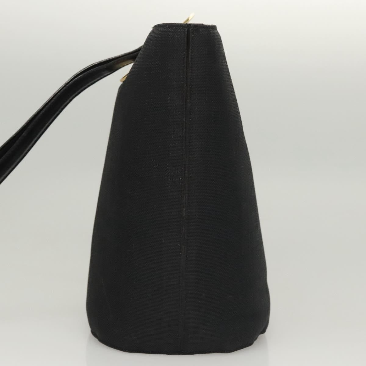 Celine Circle logo Canvas, BLACK, CANVAS, Shoulder bag