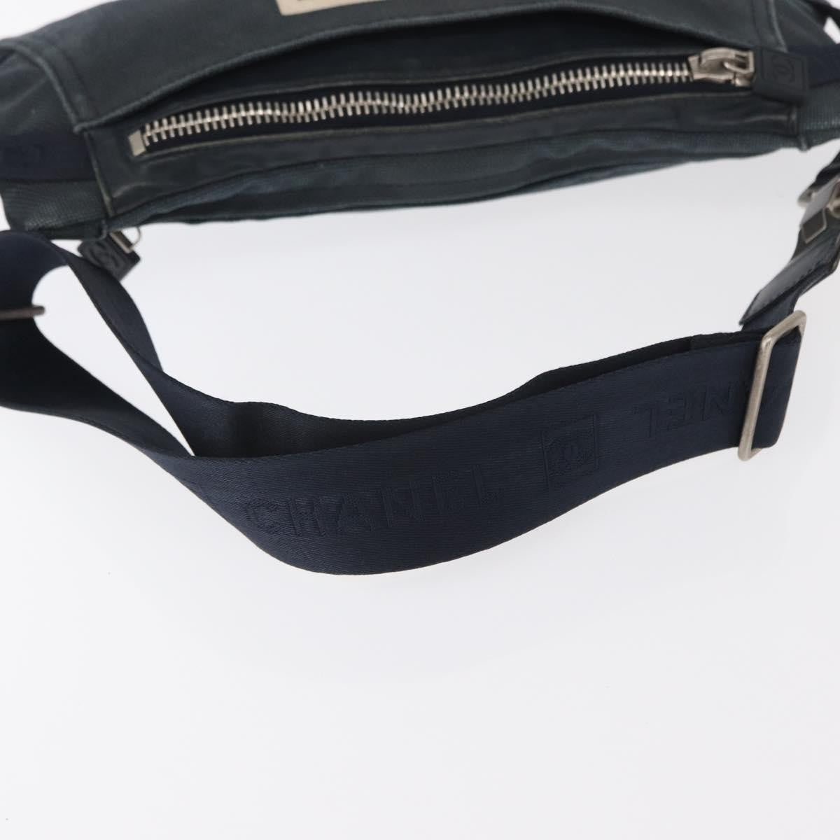 Chanel Sport Line Waist Bag Canvas, NAVY, CANVAS, Clutche & pouche