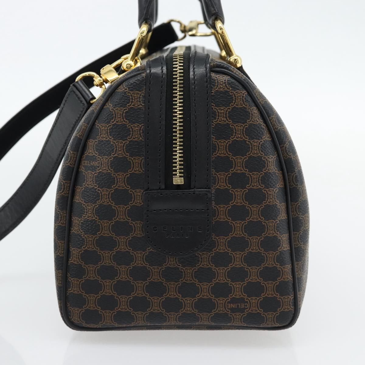 Celine Macadam Handbag Macadam with leather, Black, Canvas, Handbag