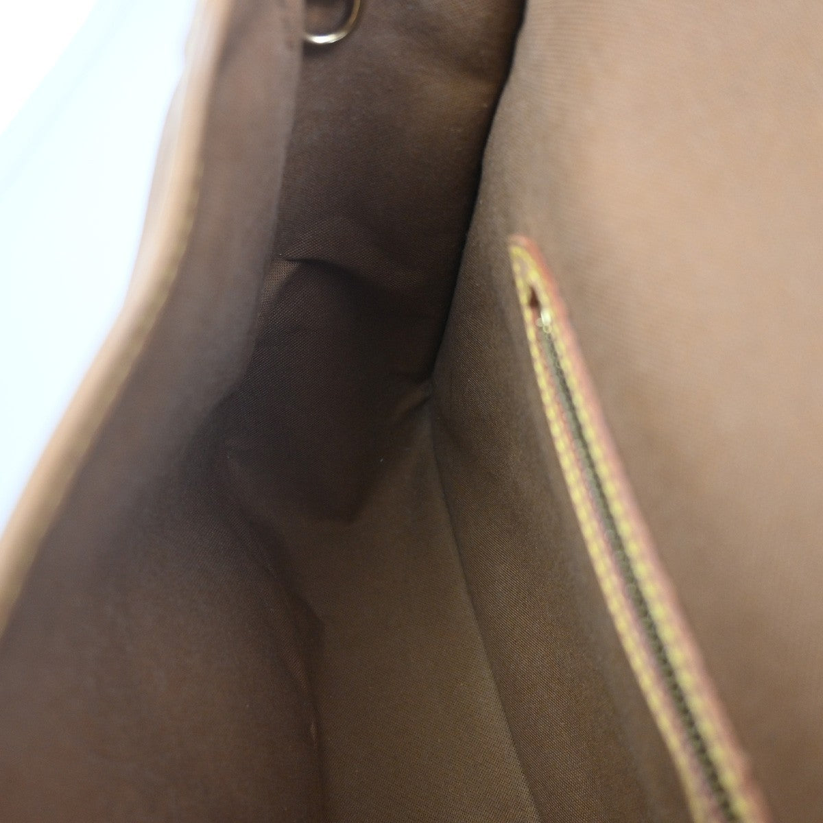 Louis Vuitton Sac Gibeciere Messenger Bag Monogram Canvas, BROWN, CANVAS, Shoulder bag