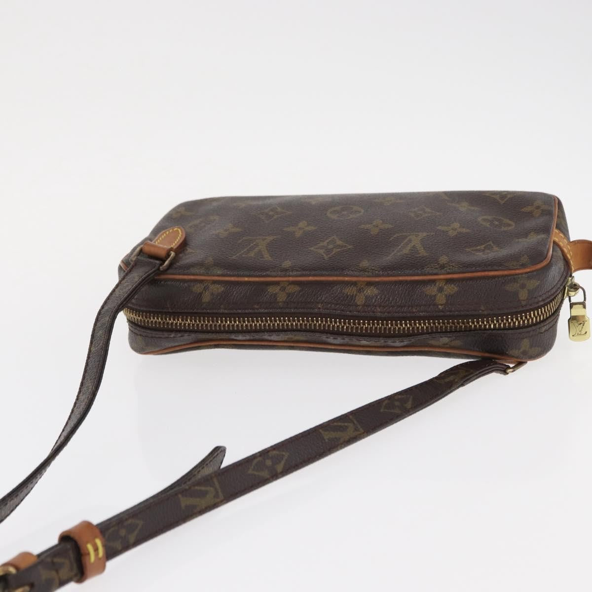 Louis Vuitton Pochette Marly Bandouliere Bag Monogram Canvas, BROWN, CANVAS, Shoulder bag