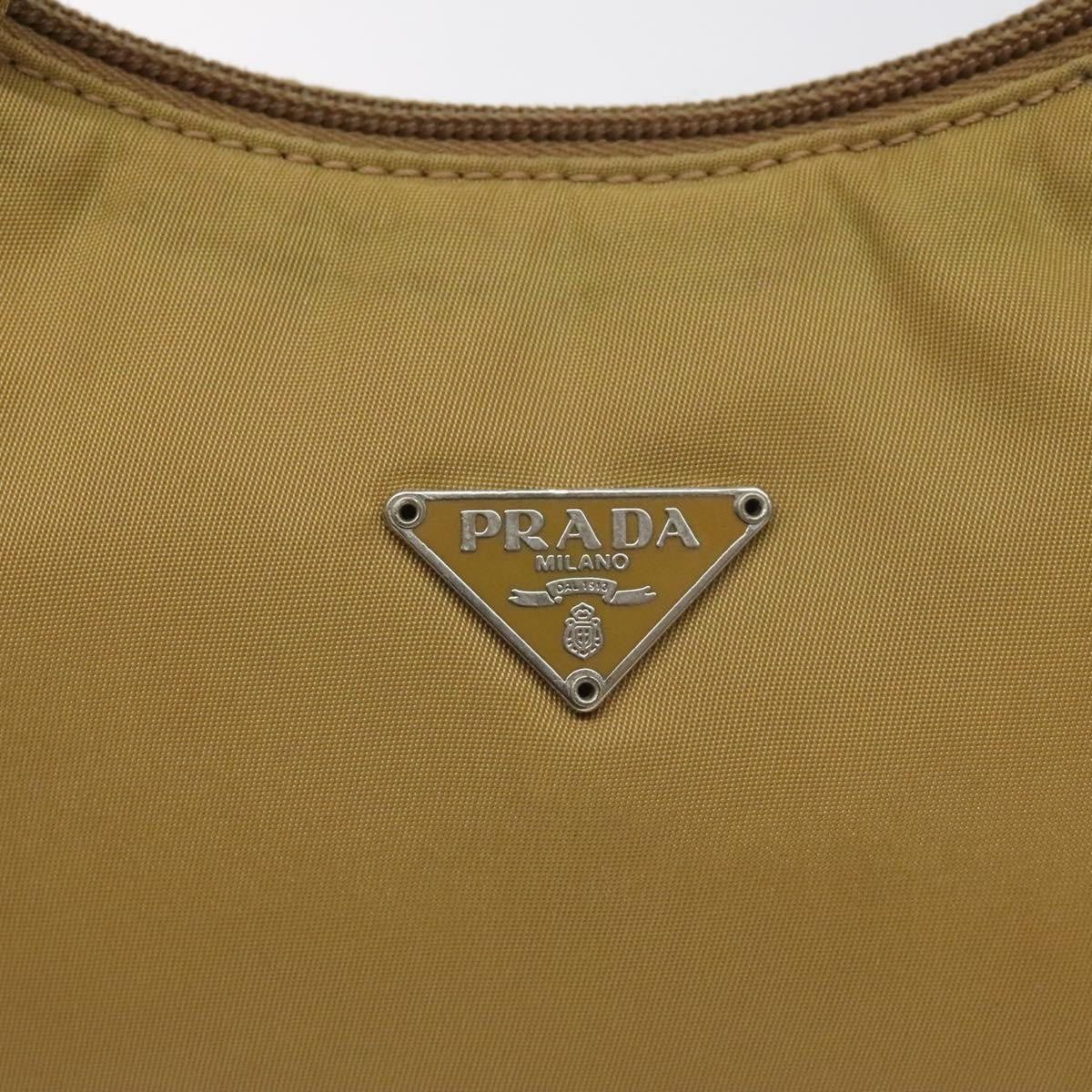 Prada Hobo Tessuto, BEIGE, NYLON, Clutche & pouche