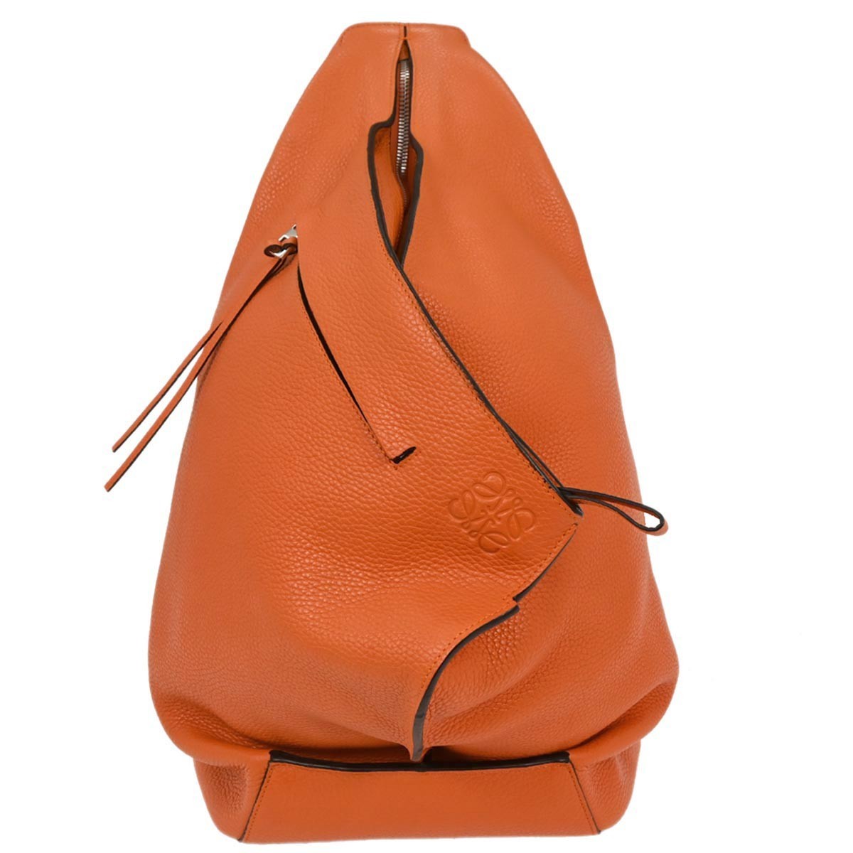 Loewe Anton Sling Bag Leather, ORANGE, LEATHER, Shoulder bag