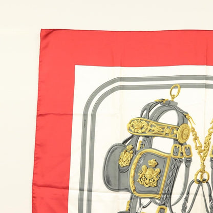 Hermes Carré 90 Silk multicolor, RED, SILK, Scarve & shawl