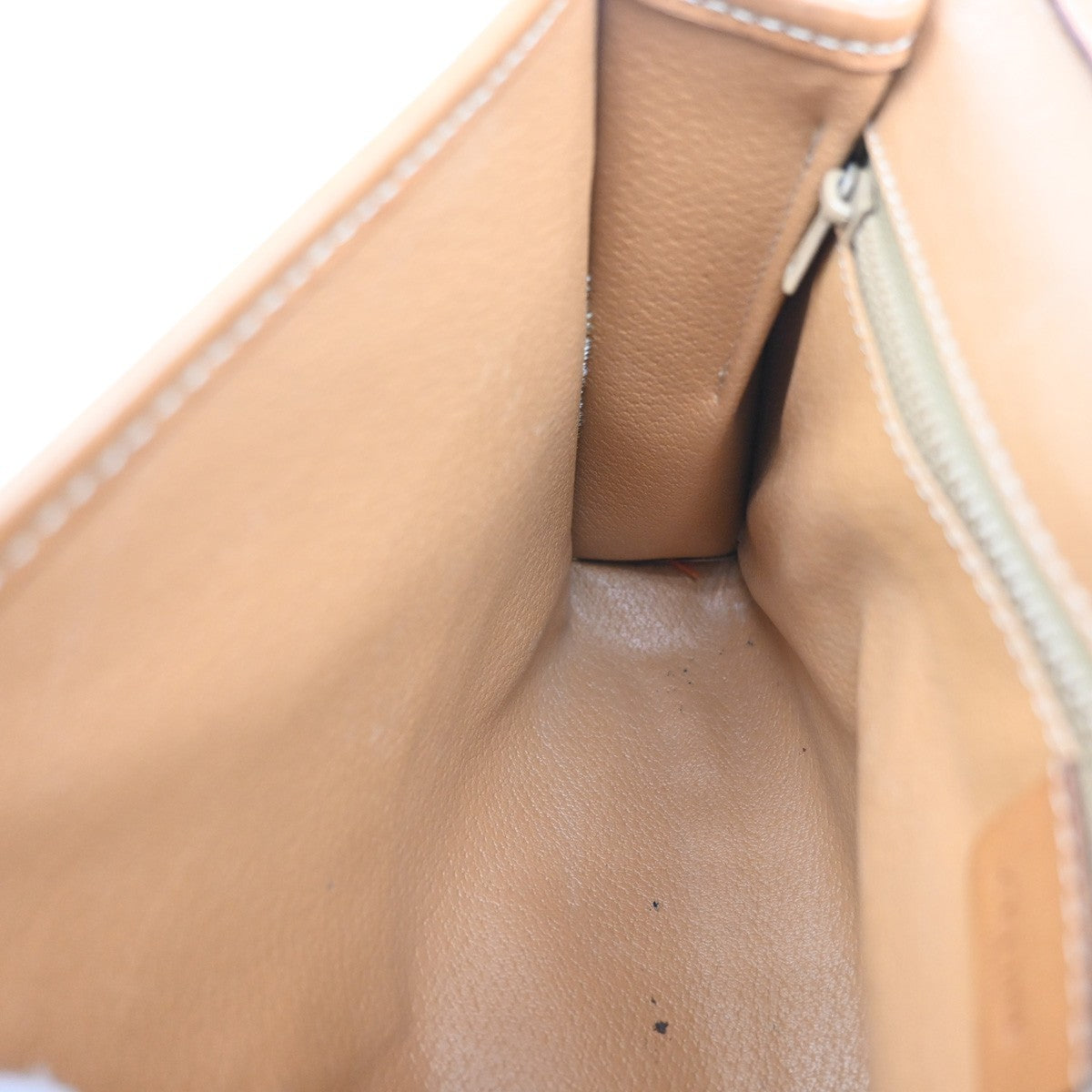 Celine Macadam Pochette Canvas and Leather, BEIGE, PVC, Clutche & pouche