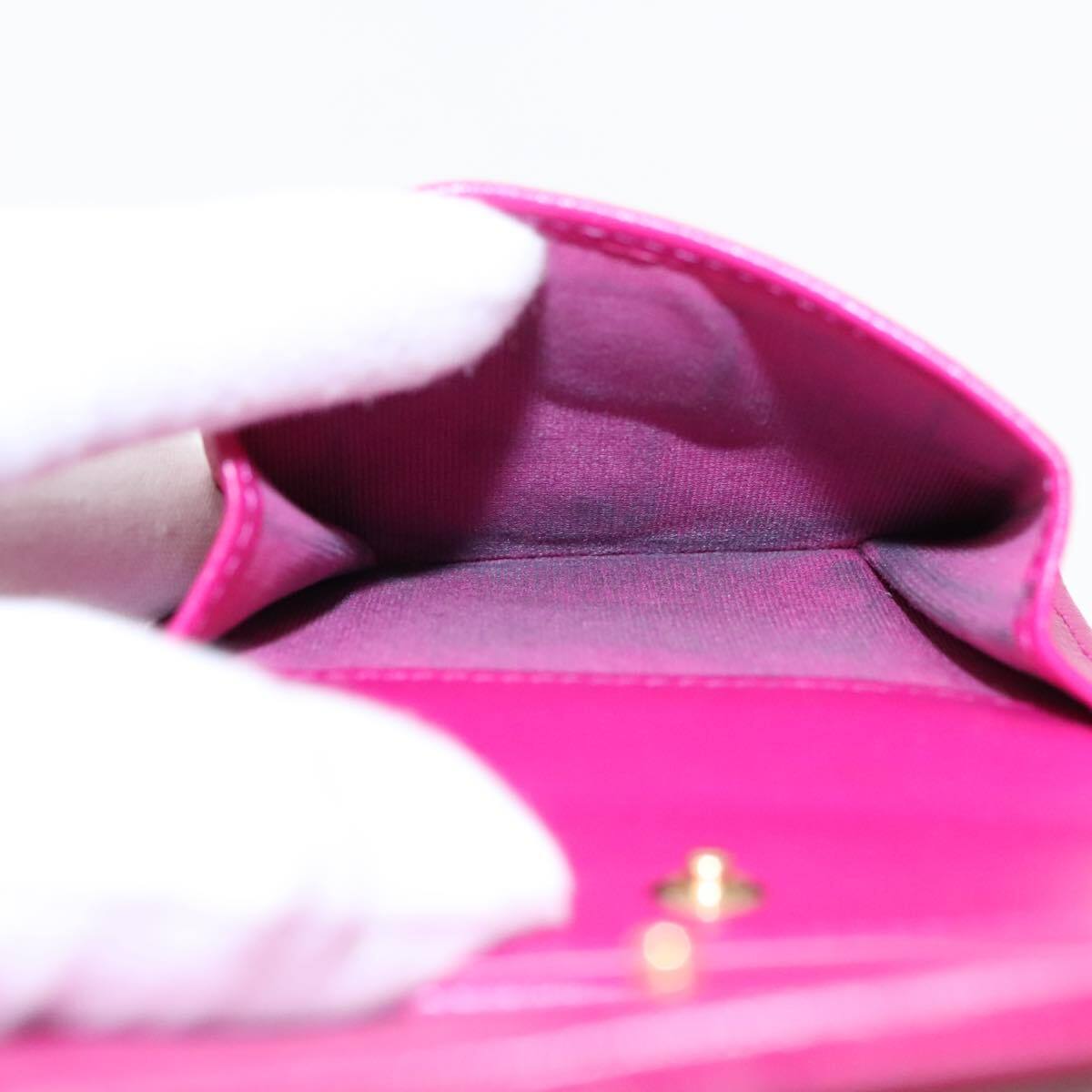 Chanel Textured CC Bifold Wallet Quilted Caviar, PINK, LEATHER, Wallets