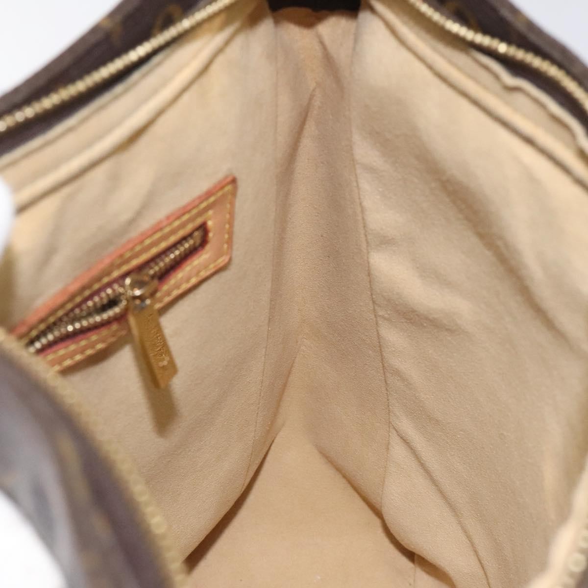 Louis Vuitton Looping Handbag Monogram Canvas, BROWN, CANVAS, Handbag