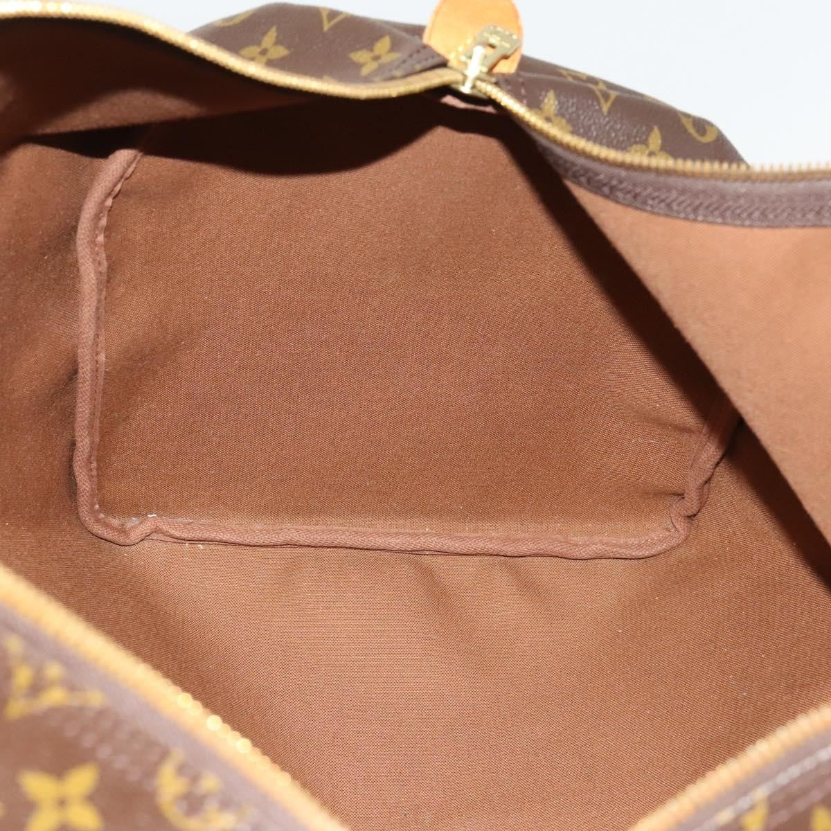Louis Vuitton Keepall Bag Monogram Canvas, BROWN, CANVAS, Travel bag