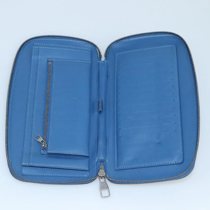 Louis Vuitton Atoll Organizer Wallet Damier Infini Leather, BLUE, LEATHER, Wallets