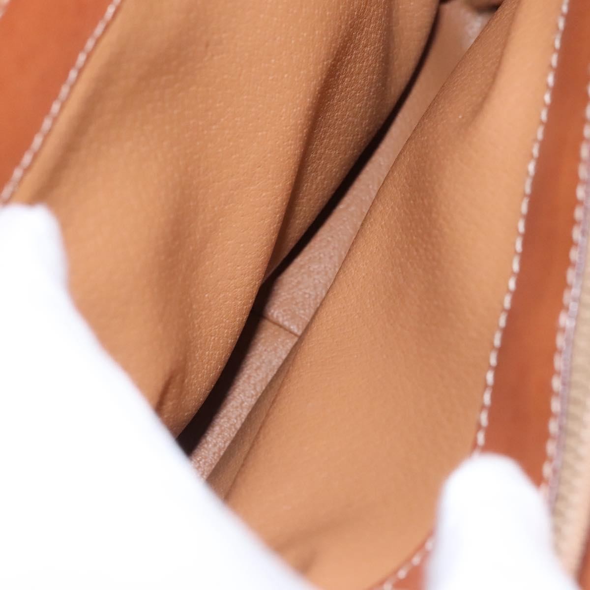 Celine Vintage Convertible Top Handle Bag Macadam Coated Canvas, WHITE, CANVAS, Handbag