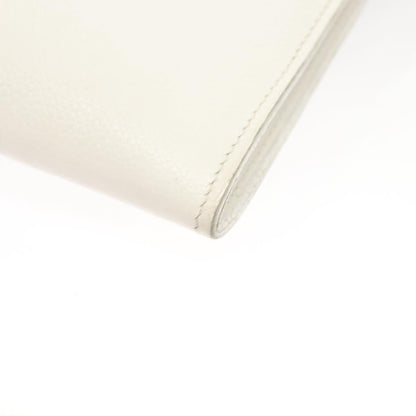 Hermes Onimaitou Handbag Leather, WHITE, LEATHER, Handbag