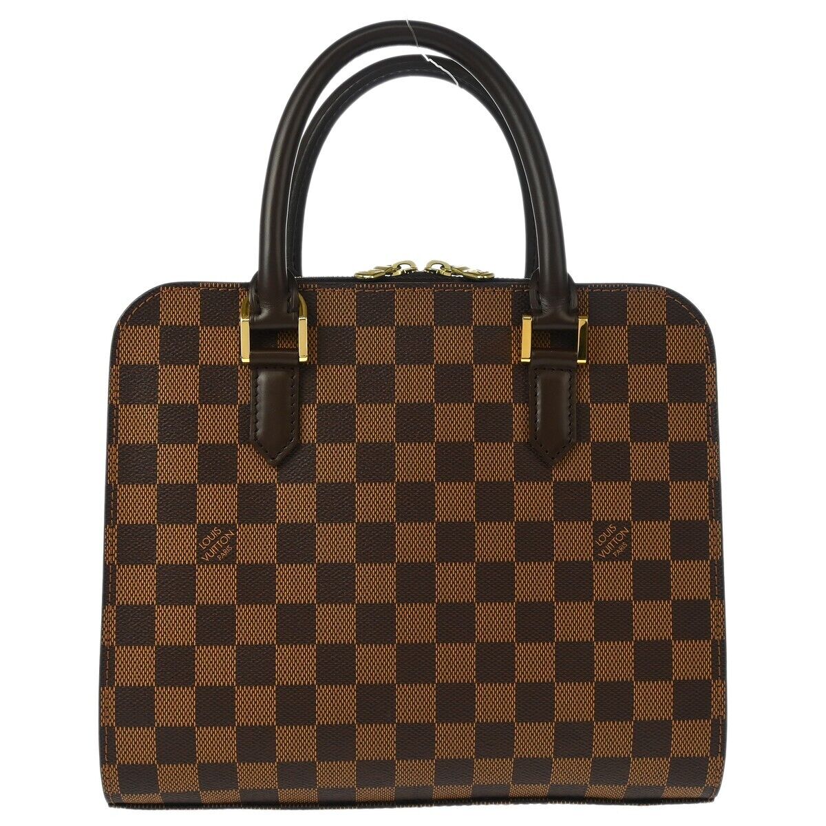 Louis Vuitton Triana Bag Damier, BROWN, CANVAS, Handbag