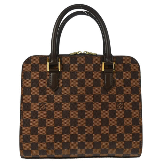 Louis Vuitton Triana Bag Damier, BROWN, CANVAS, Handbag