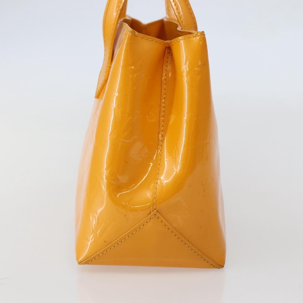 Louis Vuitton Wilshire Handbag Monogram Vernis, YELLOW, PATENT_LEATHER, Handbag