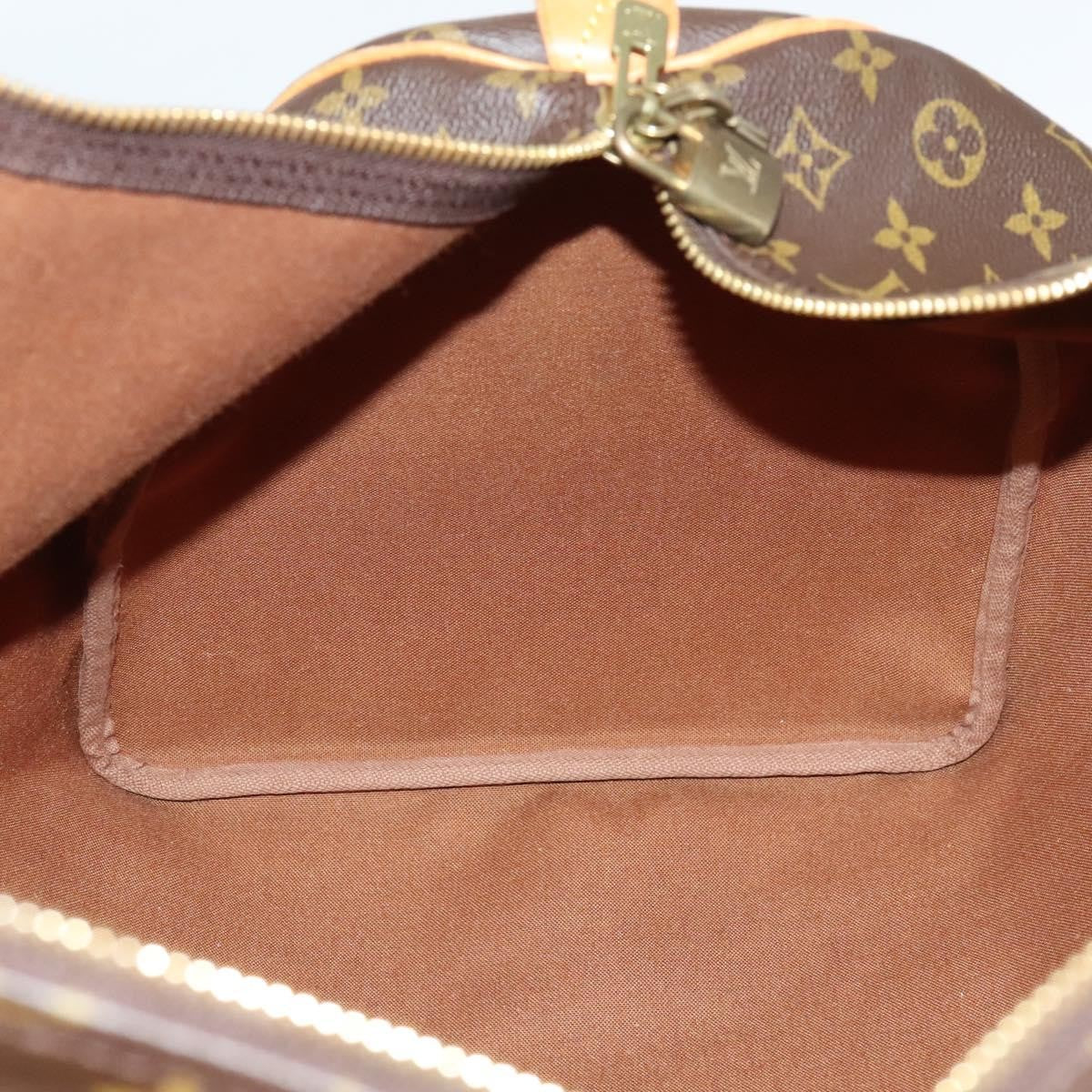Louis Vuitton Keepall Bag Monogram Canvas, BROWN, CANVAS, Travel bag