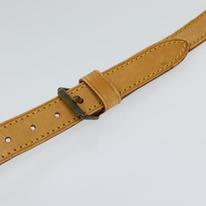 Louis Vuitton Adjustable Shoulder Strap Vachetta Leather, BEIGE, LEATHER, Straps