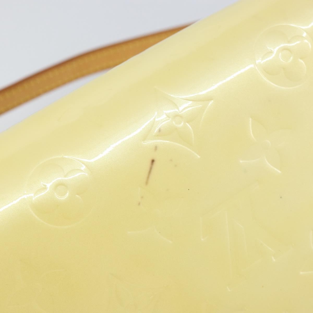 Louis Vuitton Malibu Street Handbag Monogram Vernis, BEIGE, PATENT_LEATHER, Clutche & pouche