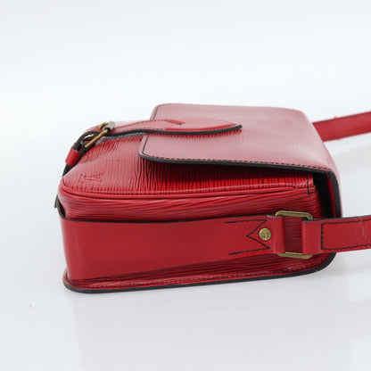 Louis Vuitton Cartouchiere Handbag Epi Leather, Red, Leather, Shoulder Bag
