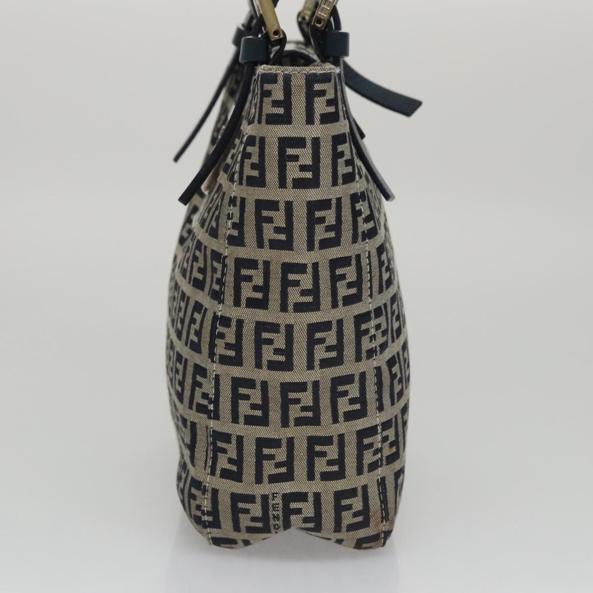 Fendi Vintage Shoulder Bag Zucca Canvas, NAVY, CANVAS, Handbag