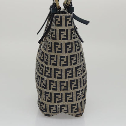 Fendi Vintage Shoulder Bag Zucca Canvas, NAVY, CANVAS, Handbag