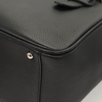 Burberry Vintage Handbag Leather, BLACK, LEATHER, Handbag