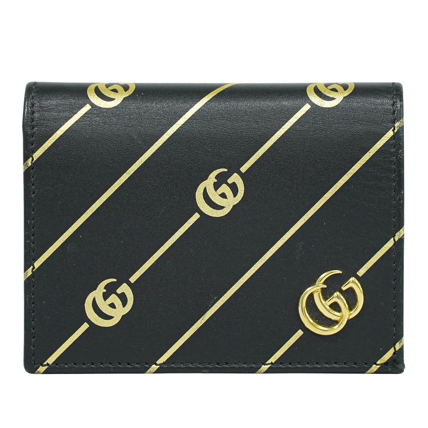 Gucci GG Marmont Wallet Leather, BLACK, LEATHER, Wallets